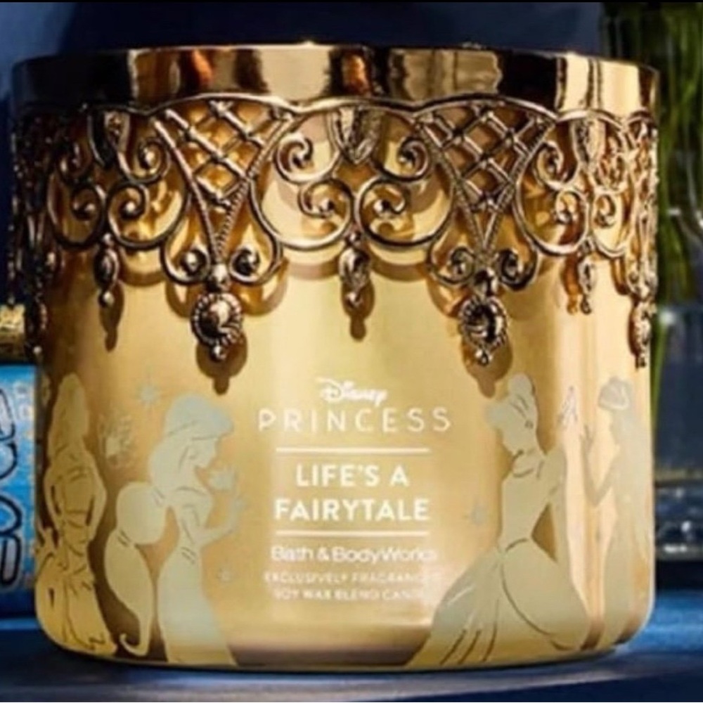 Bath and Body Works Disney Princess Candle Life's A Fairytale- Rare Exclusive